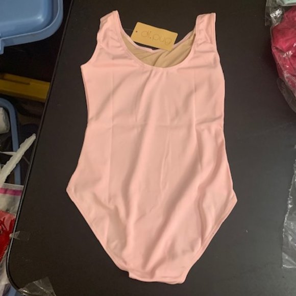 Di PUG Girl's Pink Tank Leotard Medium NWT - Picture 2 of 8